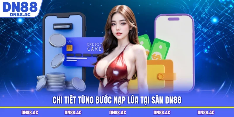 Chi tiết từng bước nạp lúa tại sàn DN88