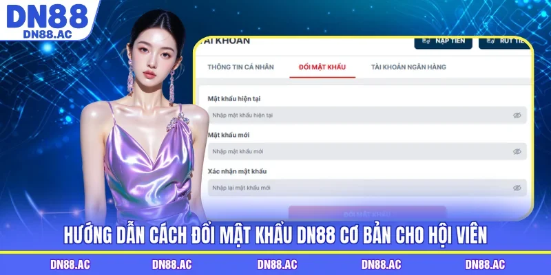 Hướng Dẫn Cách Đổi Mật Khẩu DN88 Cơ Bản Cho Hội Viên
