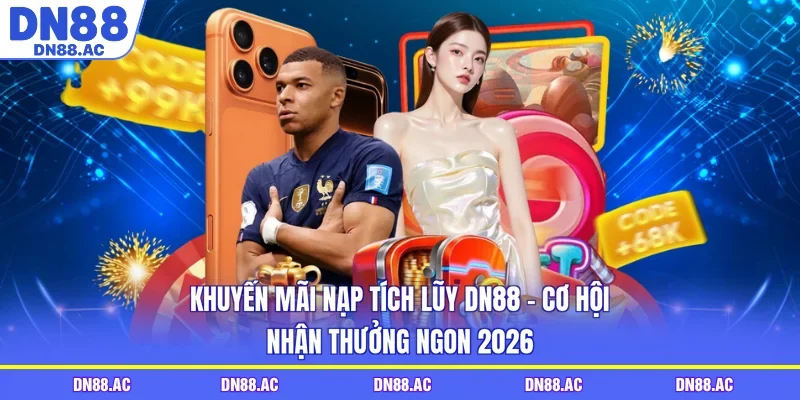 Khuyến Mãi Nạp Tích Lũy DN88 - Cơ Hội Nhận Thưởng Ngon 2026